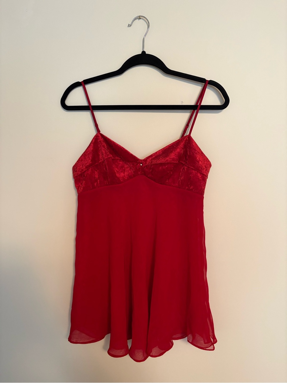 Vintage Victoria’s Secret Chemise Babydoll Cami Slip Dress Lingerie